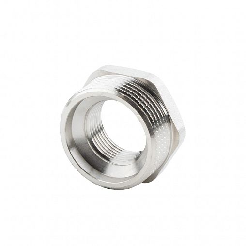 Футорка латунная никелированная Alato наружная-внутренняя резьба 1 1/4" x 3/4" фото