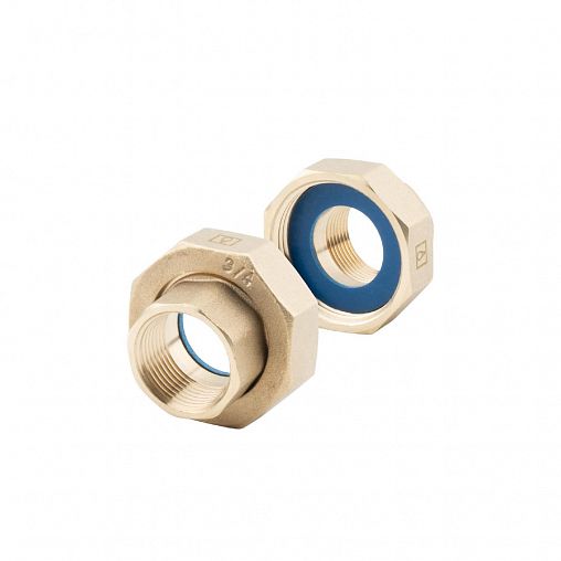 Гайка для насоса (в паре) латунная Alato, внутренняя резьба 1 1/4" x 3/4" фото