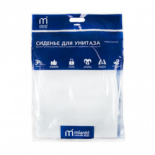 Сиденье для унитаза Milardo 020PP00M31, белое фото