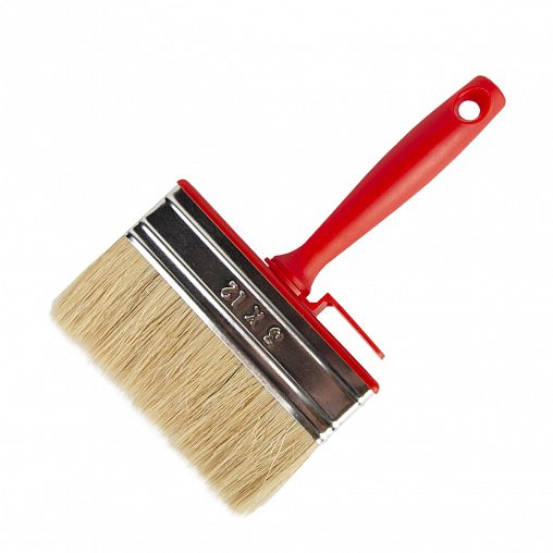 Макловица Кедр, натуральная щетина, пластиковая ручка, 30 x 120 мм фото