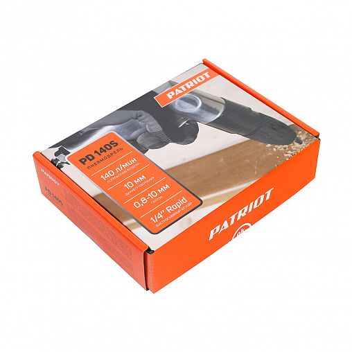 Дрель пневматическая Patriot PD 140S, 6 бар, 113 л/мин фото