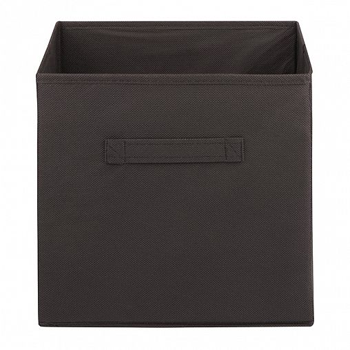 Короб для хранения Рыжий кот, 28 x 28 x 28 см, черный фото