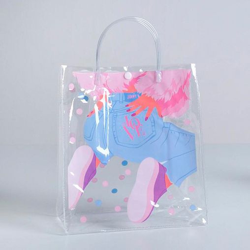 Пакет подарочный Дарите Счастье Love, 23 х 27 х 11,5 см фото