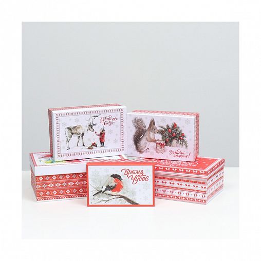 Коробки подарочные Upak Land Скандинавия, набор 15 шт фото