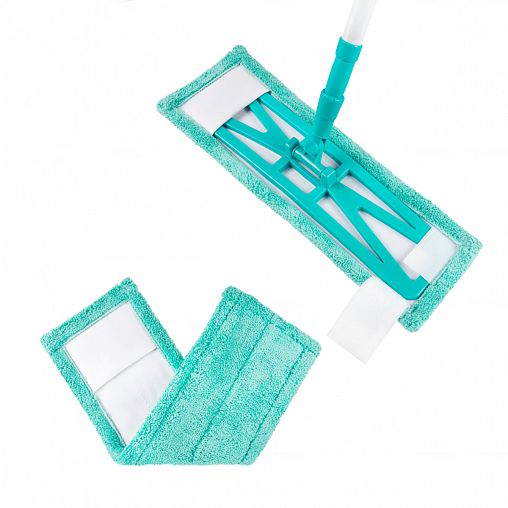 Швабра для пола Рыжий кот MopM3-Eco, насадка из микрофибры фото