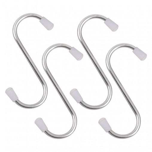 Крючки S-образные Мультидом, 4 шт фото