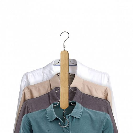 Вешалка-трансформер Valiant, деревянная, 4-х уровневая фото