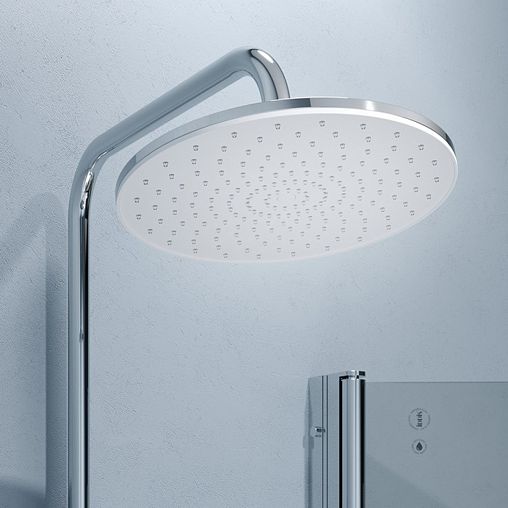 Душевая система с тропическим душем IDDIS Shelfy SHESBBTi06, с управлением Push Control, хром фото