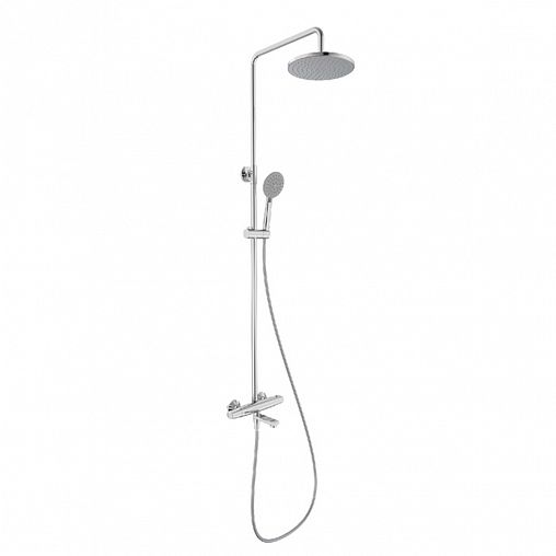 Душевая система с тропическим душем IDDIS Torr, хром фото