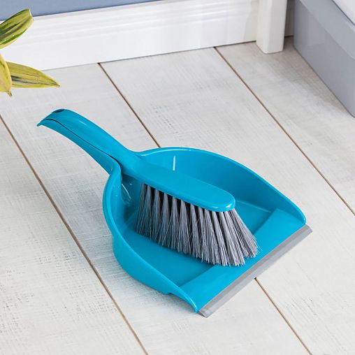 Набор для подметания York Коралл (щетка-сметка + совок с резинкой) фото