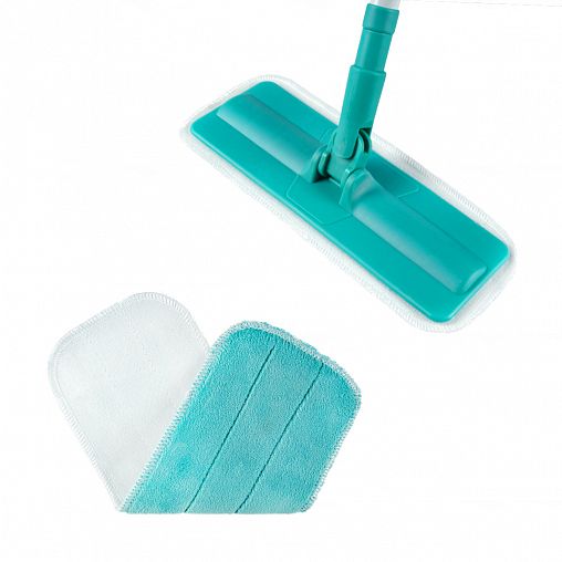 Швабра для пола Рыжий кот MopM1 плоская, насадка из микрофибры фото