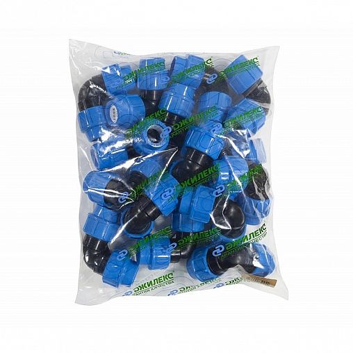 Отвод для труб Джилекс, полипропиленовый, с внутренней резьбой, 32/90° фото