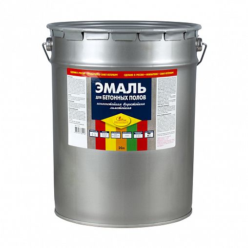 Эмаль для бетонных полов износостойкая Новбытхим, 20 л, серая фото