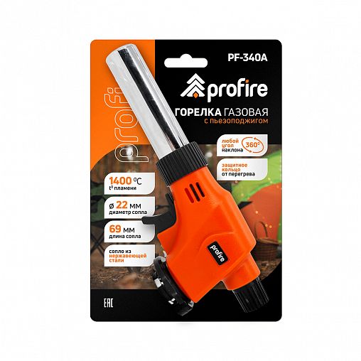 Горелка газовая портативная Profire PF-340A фото