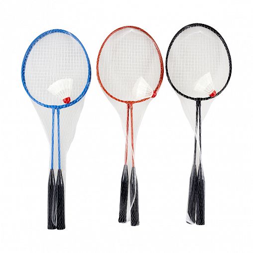 Набор для игры в бадминтон Ecos BDSET-01, 2 ракетки + воланчик фото