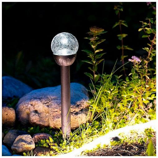 Светильник садовый Lamper SLR-GP-60, на солнечной батарее, IP44, 320 мм фото