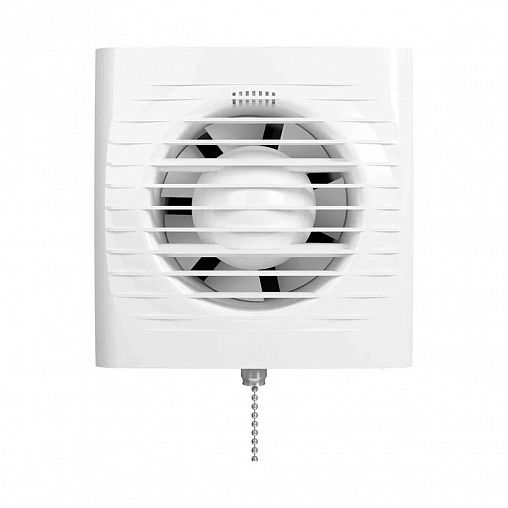 Вентилятор осевой вытяжной Auramax Optima 4-02, со шнуровым тяговым выключателем, D 100, 14 Вт фото