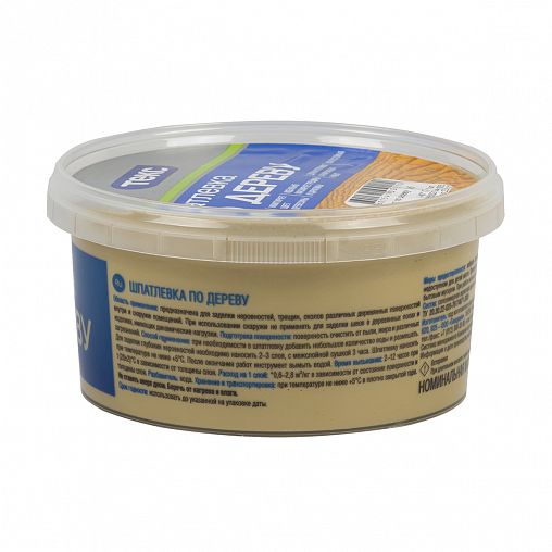 Шпатлевка по дереву Текс Профи, дуб, 0,75 кг фото