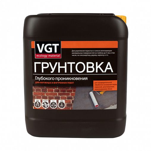 Грунтовка глубокого проникновения VGT ВД-АК-0301, 5 кг фото