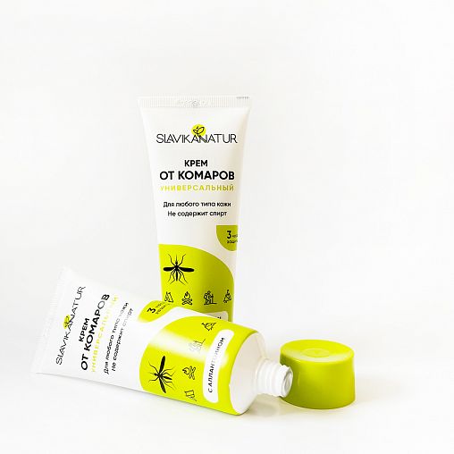 Средство от комаров Slavika Natur, универсальное, крем, 75 мл фото