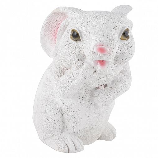 Фигурка садовая Park Зайка белый, 11 x 15 x 16 см фото