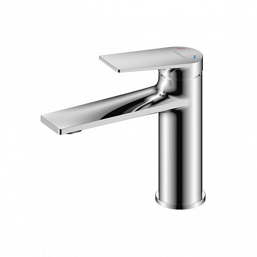 Смеситель для раковины с коротким изливом Milardo Azure, хром фото