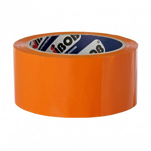 Скотч упаковочный Unibob 600, 48 мм x 66 м, оранжевый фото