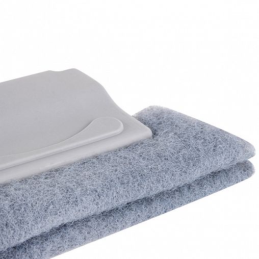 Губка-щетка для труднодоступных мест Рыжий кот, 13,5 x 2,5 x 8,5 см фото