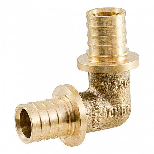 Уголок аксиальный ONDO, латунный, 20 x 20 мм фото