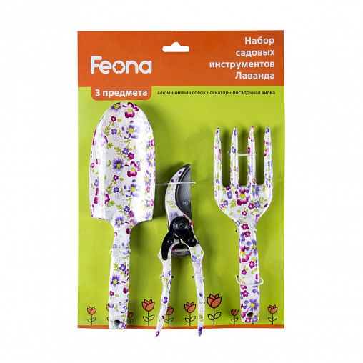 Набор садовых инструментов Feona, 3 предмета фото