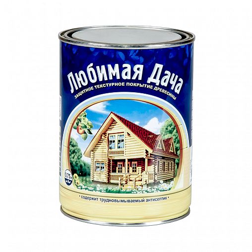 Защитно-декоративное покрытие для дерева Любимая дача, полуматовое, 0,75 л, сосна фото