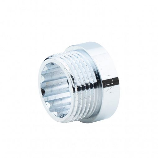 Удлинитель латунный хромированный Alato внутренняя-наружная резьба 3/4" x 10 мм фото