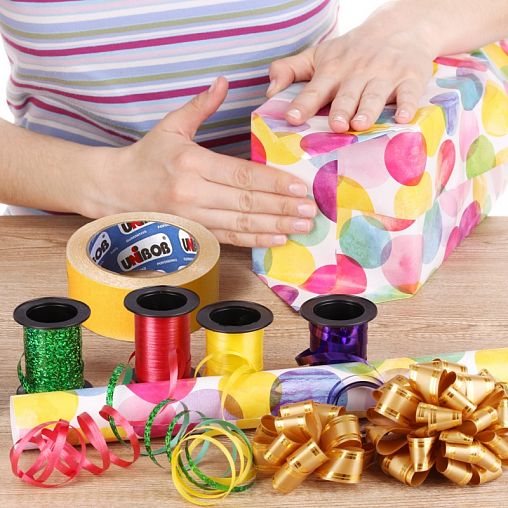 Скотч двусторонний Unibob, 50 мм x 25 м* фото