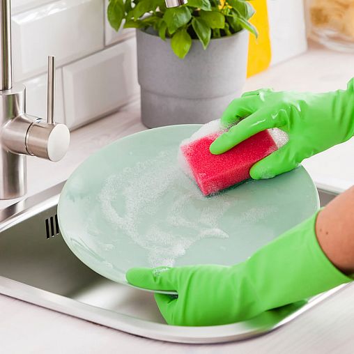 Губки для посуды York Джамбо, упаковка 10 шт фото