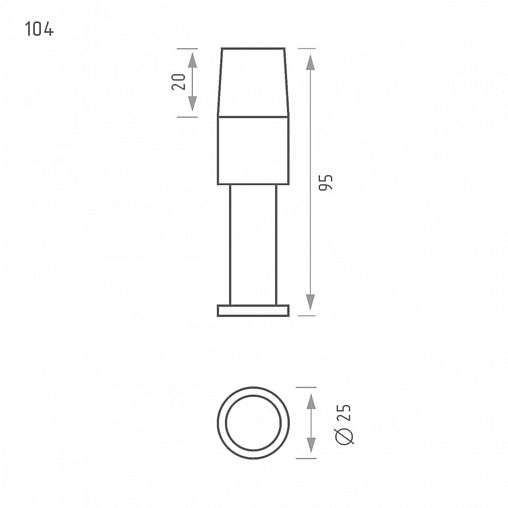 Ограничитель дверной Нора-М 104, черный фото