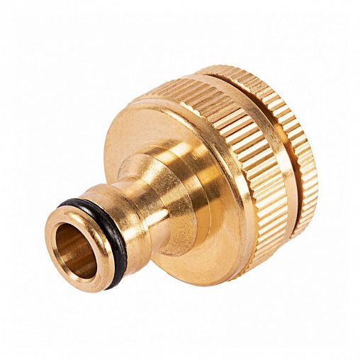 Адаптер латунный с внутренней резьбой Palisad, с переходником, 3/4" - 1" фото