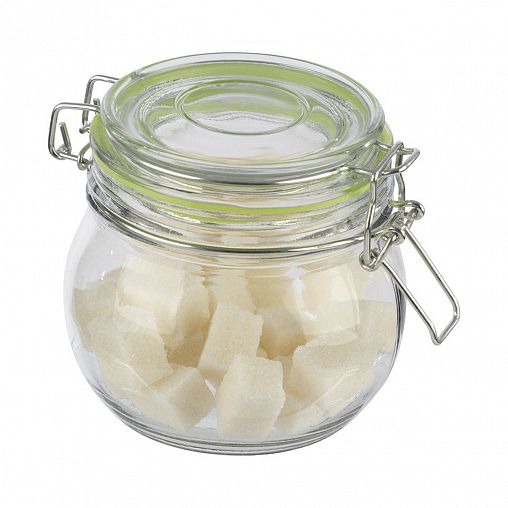 Банка для сыпучих продуктов Mallony Bravo, стеклянная, с бугельным замком, 500 мл фото