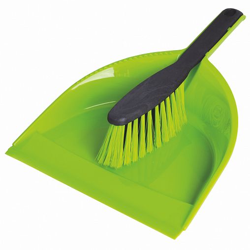 Комплект для уборки Azur, совок с щеткой-сметкой фото