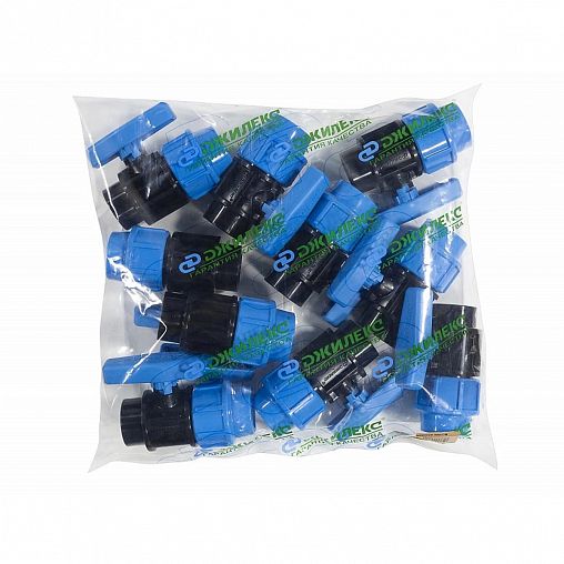 Кран шаровой для труб ПНД Джилекс, 32 x 1" М фото