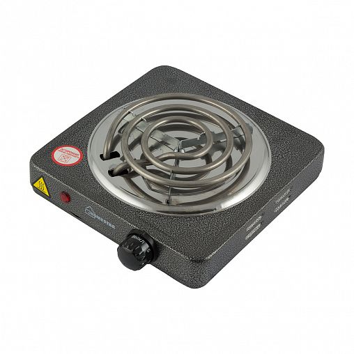 Плита электрическая настольная Homestar HS-1103, 1 конфорка, 1000 Вт, серая фото