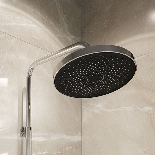 Душевая система с тропическим душем IDDIS SpaHome, с управлением Push Control, хром фото