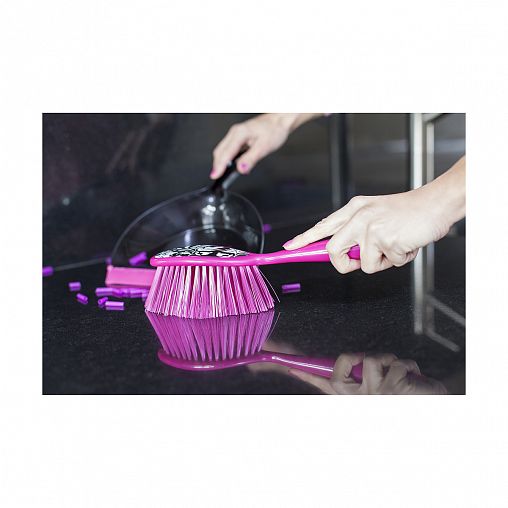 Комплект для уборки Vigar Rococco Pink, щетка-сметка и совок фото