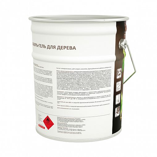 Защитная лазурь-гель для дерева Alpina, 10 л, рябина фото