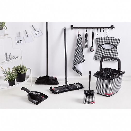 Ершик для унитаза York Стайл Пепита, с подставкой фото