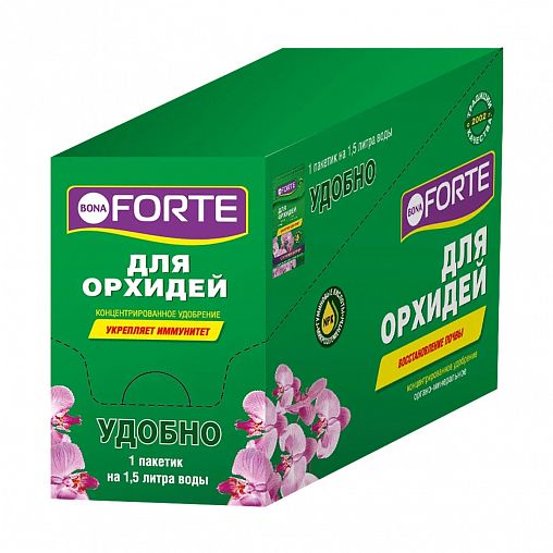 Удобрение жидкое органо-минеральное Bona Forte Здоровье, для орхидей, 10 мл фото