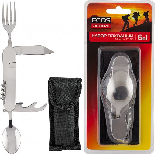 Набор походный Ecos TS-06 6 в 1 фото