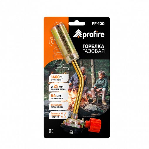 Горелка газовая портативная Profire PF-100 фото