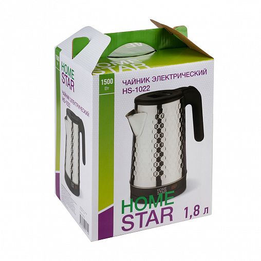 Чайник электрический HomeStar HS-1022, 1,8 л фото