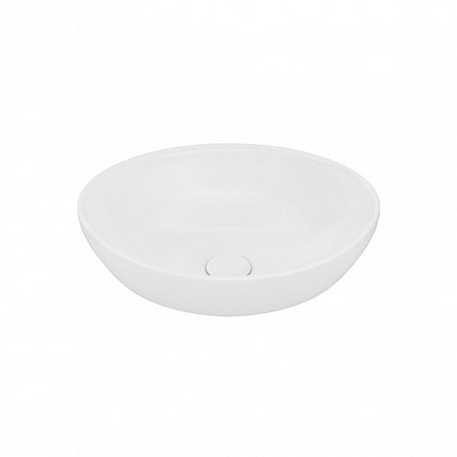 Раковина накладная Iddis Cloud, 35,5 x 41 x 14,5 см, белая фото