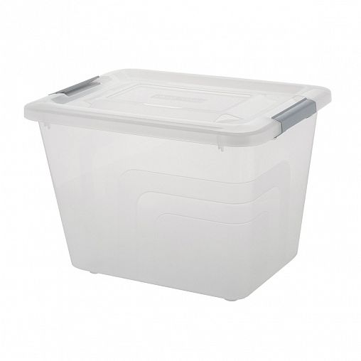 Ящик для хранения Plast Team Bergen, 18 л, прозрачный фото